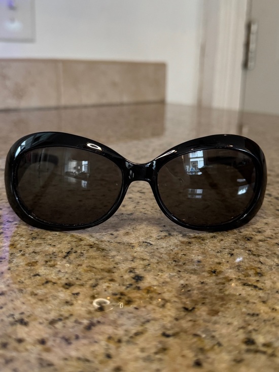 Vintage Y2K Emporio Armani Women’s Sunglasses Black Rhinestones Italy main image 8